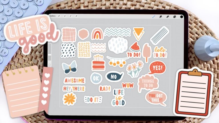 How To Create Sticker Designs Without An Ipad! Expeart Option - Sticker ...